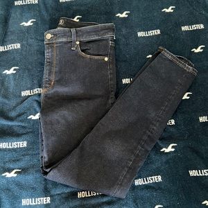 Abercrombie and Fitch Dark Blue Super Skinny Jeans Size 8R / 29W